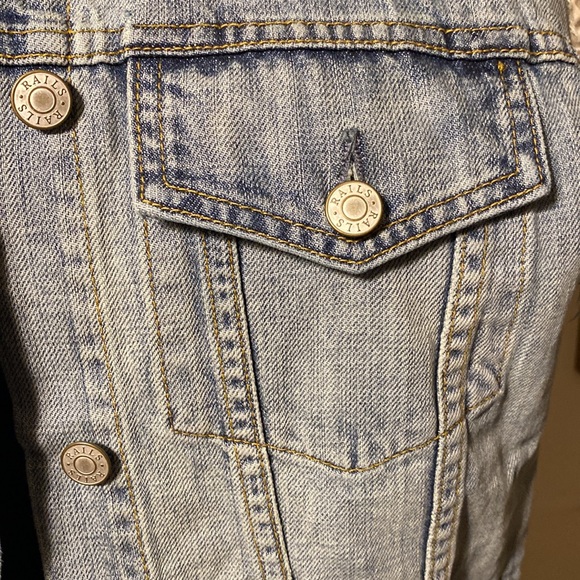 Rails women short sleeves jeans jacket jean size S in excellent condition - Picture 3 of 11